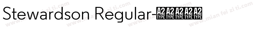 Stewardson Regular字体转换